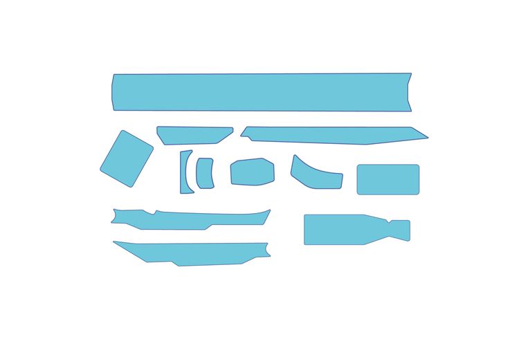 KIT PROTECTORES TRANSPARENTES ORBEA RISE CARBON 26