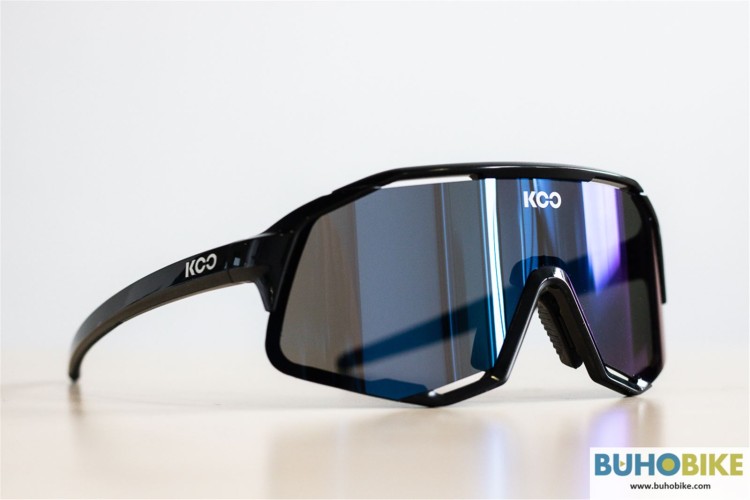 Gafas KOO Demos negras con lente Blue Sky
