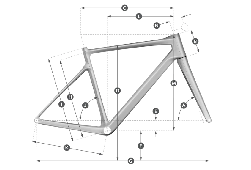 Geometría Scott Addict Gravel 30 2026