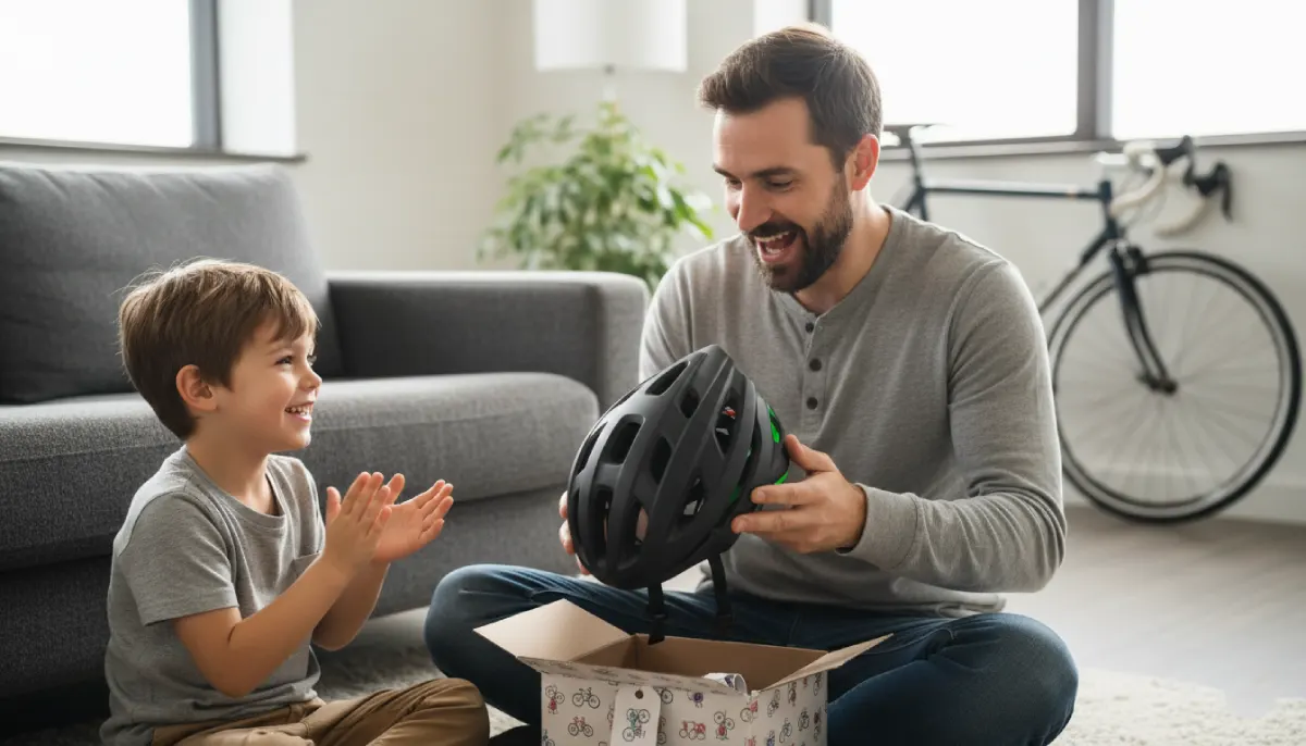 Regalo de casco de ciclismo para el Día del Padre 