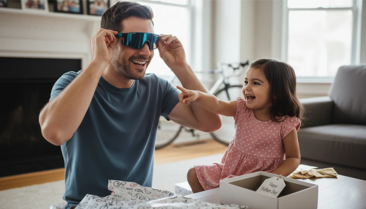 Regalo de gafas de ciclismo para el Día del Padre