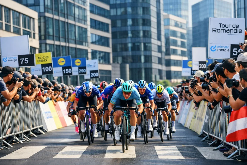 Sprint de ciclistas